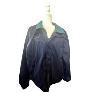 Columbia Jacket Men Medium -Large 51" chest 25+"length Vintage blue lined